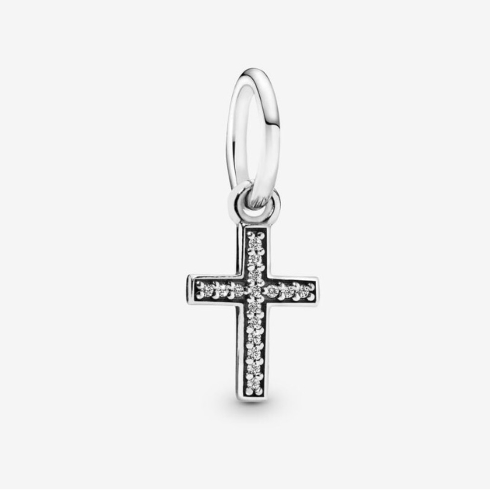 Pandora Sparkling Cross Dangle Charm